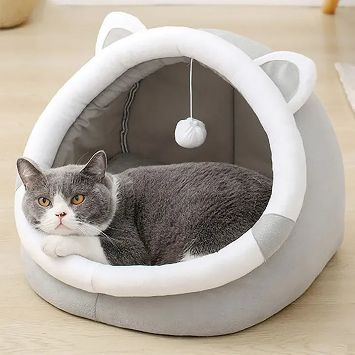 Petora – Katten- en Hondenbed Tent Katoen – Opvouwbaar &amp; Wasbaar