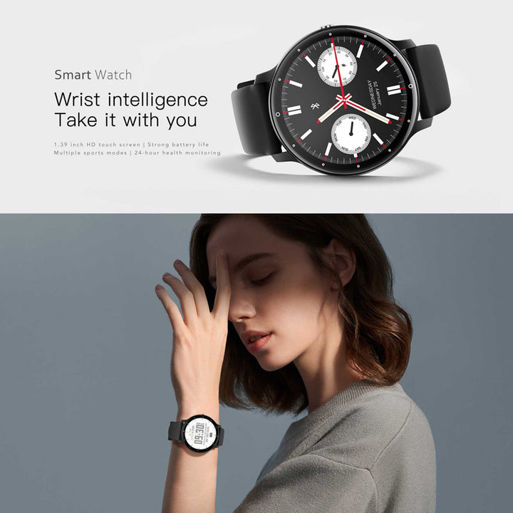 Smartwatch – Bluetooth Bellen, 1.39" HD Scherm &amp; 360×360 Resolutie (Copy) VestraGear