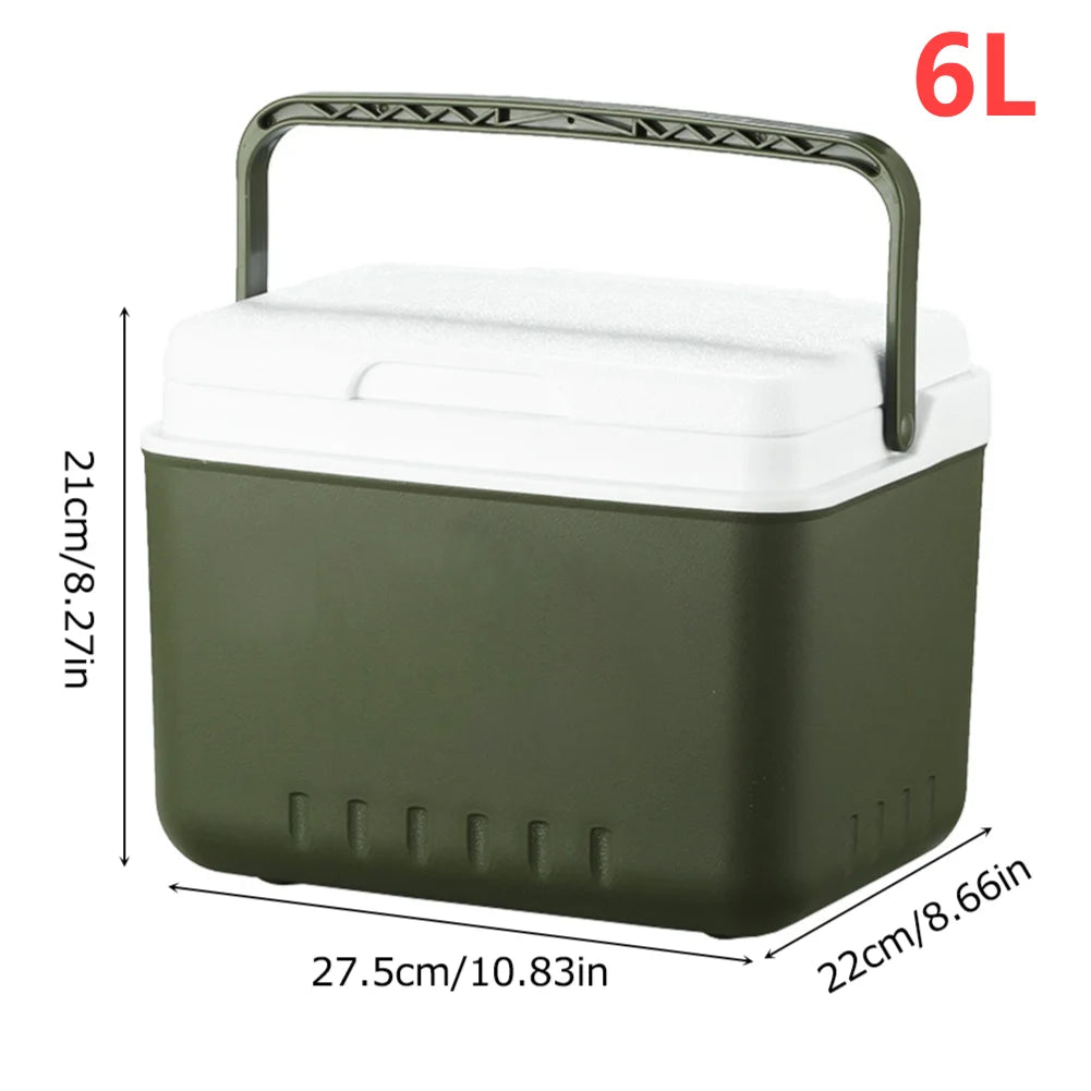 13/6L Cooler Box Portable Camping Refrigerator Incubator Large Capacity Car Ice Bucket Heat Preservation Camping BBQ Equipment VestraGear