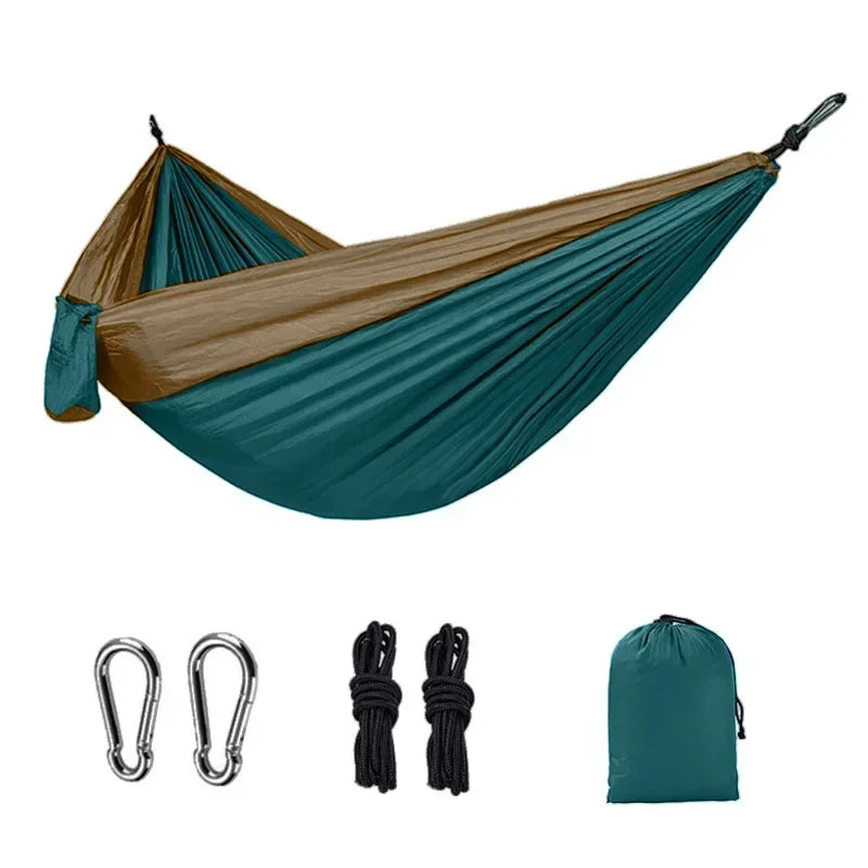 TrailNest – Outdoor Hangmat van Parachutestof – 1 Persoon, Draagbaar