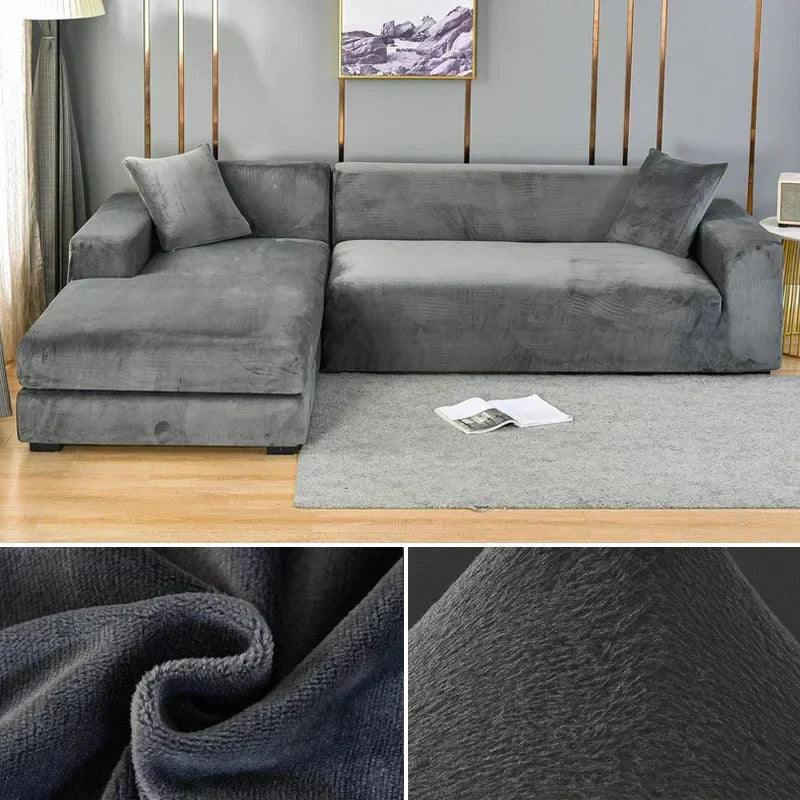 VeluFit Fluwelen Stretch Bankhoes – Luxe Bescherming & Comfort