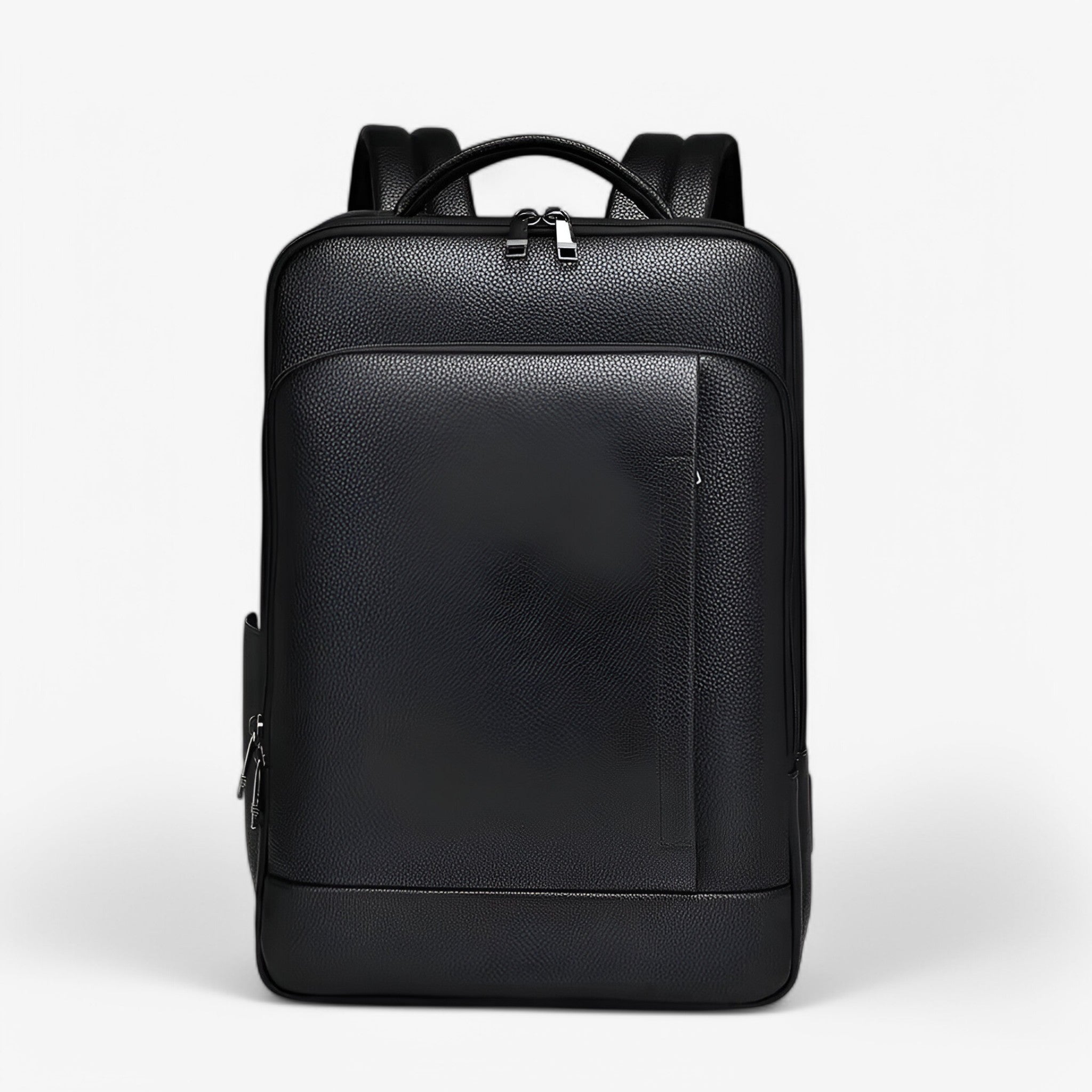 Mochila de cuero con USB y compartimento para portátil – Elegante y funcional para hombres