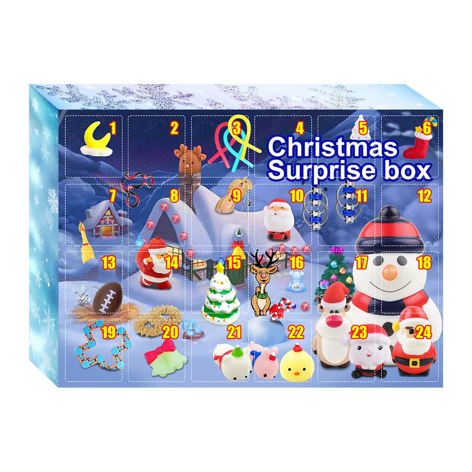 WinterWunder – Calendario dell'Avvento Scatola regalo con 24 sorprese