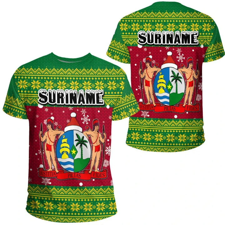 Surinam Flag Graphic T Shirt For Men Suriname National Emblem 3D Printed T-Shirts Summer Bolivian Boy Sport Tops Street Tees VestraGear