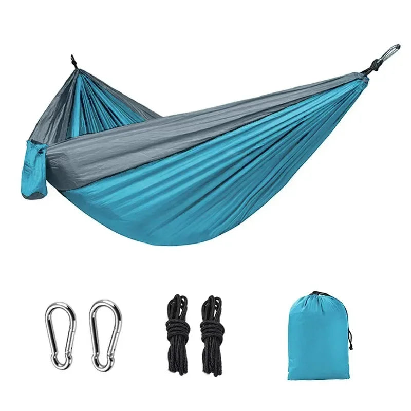 TrailNest – Outdoor Hangmat van Parachutestof – 1 Persoon, Draagbaar