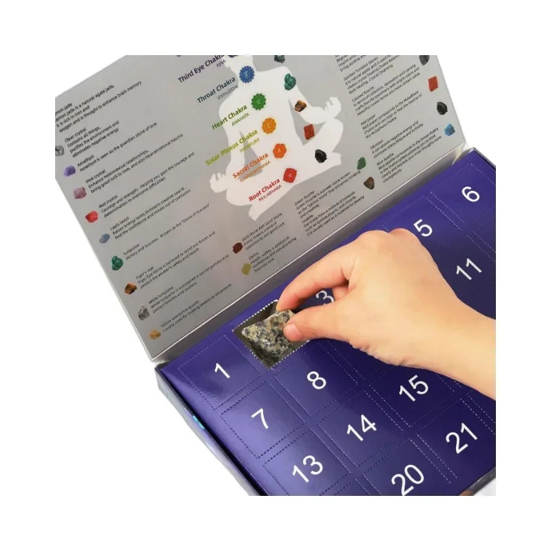 GemSpark – Calendario dell'Avvento con 24 pietre preziose – Per bambini e collezionisti
