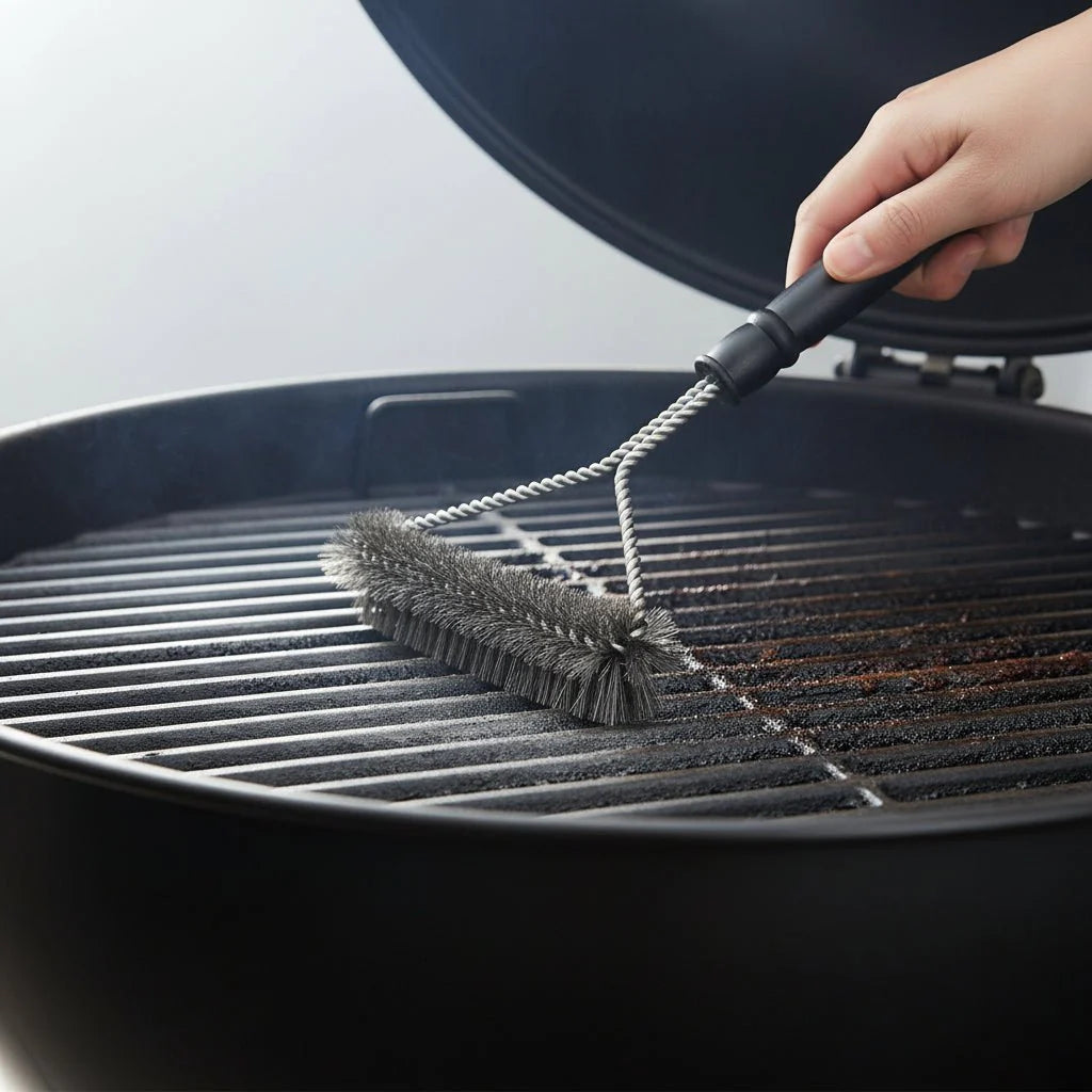 FLAMEBRUSH – Stainless Steel Grill Brush for Barbecue Cleaning Vestragear