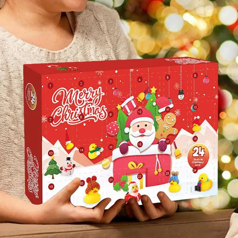 DuckMagic – Calendario dell'Avvento 2025 con 24 Anatroccoli di Gomma – Edizione Natalizia