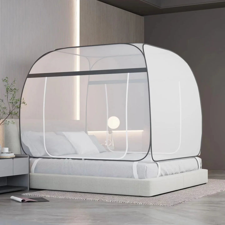 SkyShield Mosquiteiro – Cinzento Estrelado, Sem Instalação, Interior &amp; Exterior
