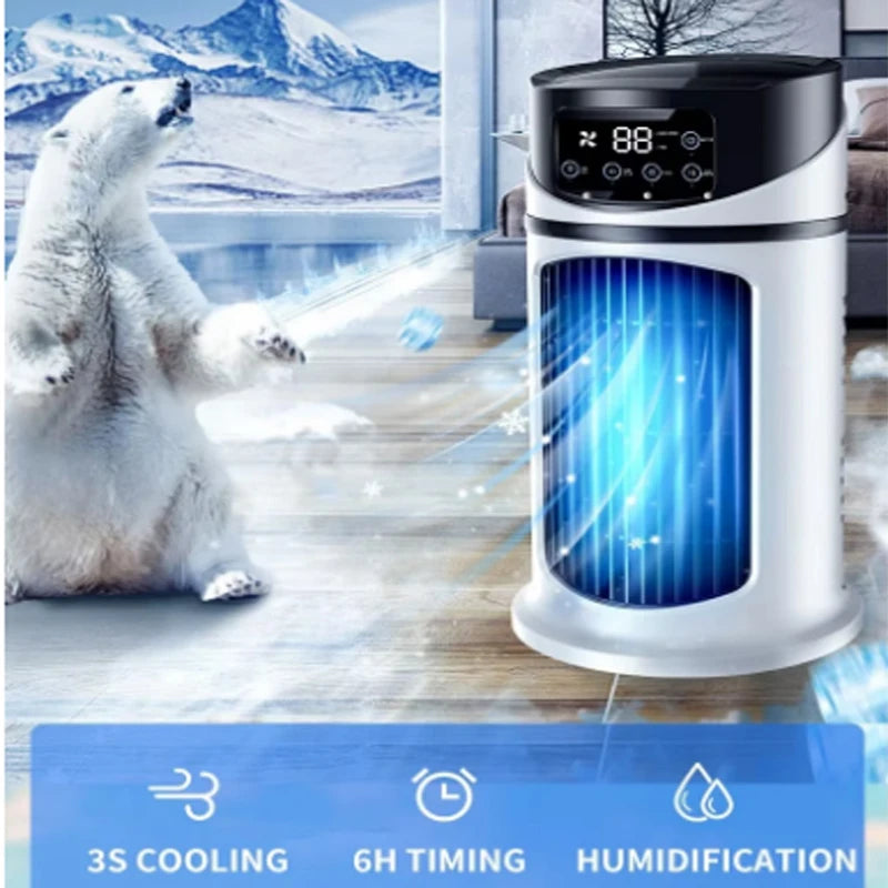 Portable Mini Conditioner Water Cooling Fan Water Cooling Conditioning air Cooler for Office Home Air Conditioner VestraGear