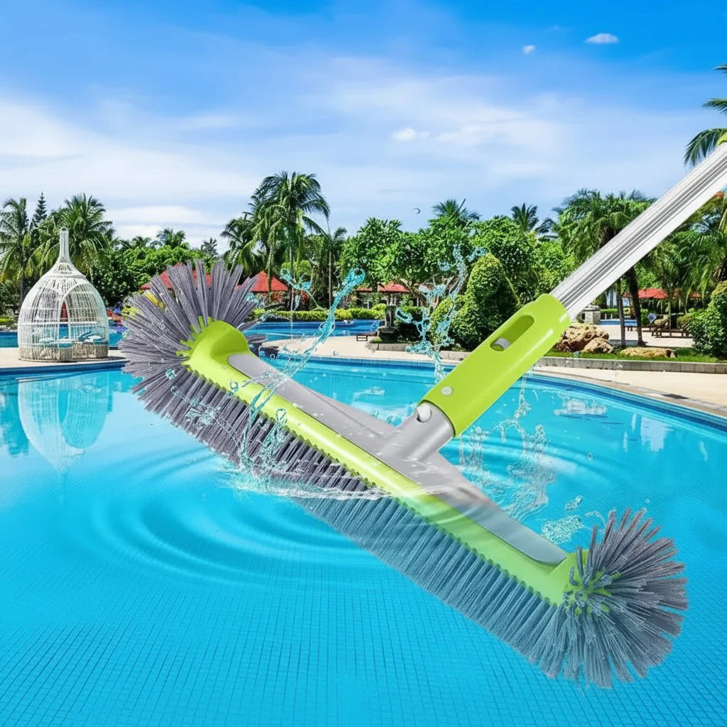 POOLBRUSH – Aluminum Pool Brush for Walls &amp; Corners Vestragear