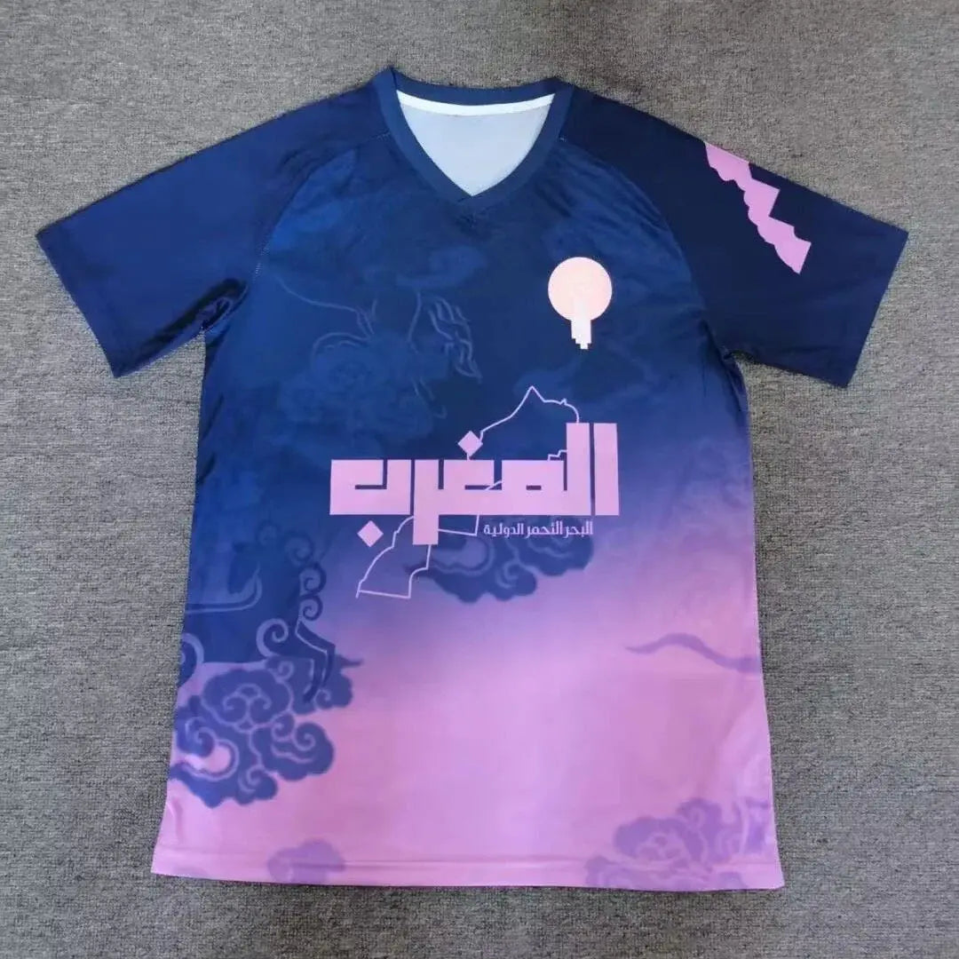 Morocco 2025/26 Season Football Classic Men's and Women's Jerseys Fan Culture Competition Breathable Quick-drying Tops T-shirts VestraGear
