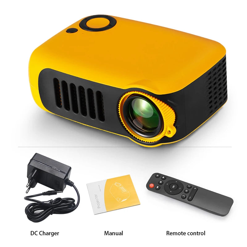 MINI Projector Portable 3D LED Video Projectors Home Cinema Theater Game Laser Beamer Smart TV BOX 1080P 4K Via HD Port A2000 VestraGear