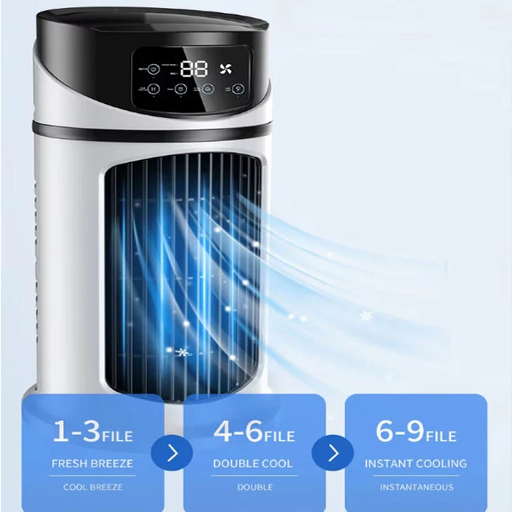 Portable Mini Conditioner Water Cooling Fan Water Cooling Conditioning air Cooler for Office Home Air Conditioner VestraGear