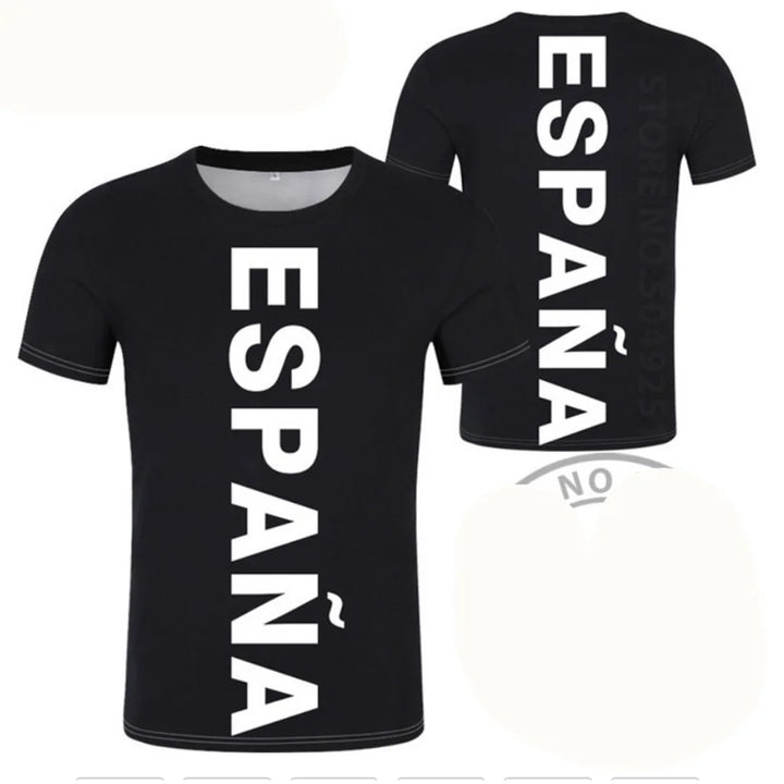 Spain Football Jersey 3D Proud of Spanish Emblem Graphic T Shirt for Men Clothing Espana Soccer Club T-shirt Man Gym Sports Tops VestraGear