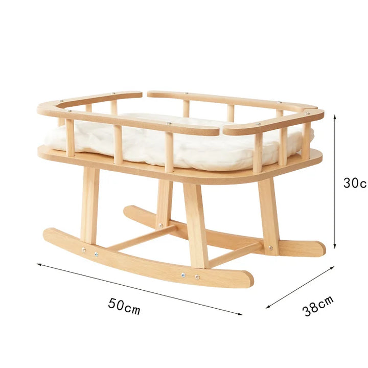 Furora – Hamac en bois pour chat confortable et durable – Toutes saisons