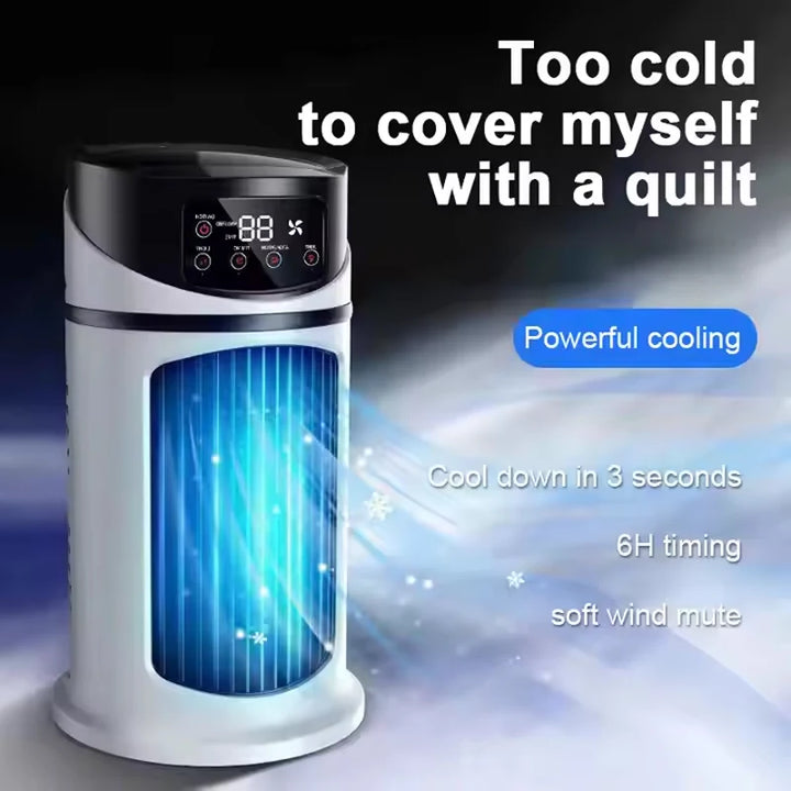 Portable Mini Conditioner Water Cooling Fan Water Cooling Conditioning air Cooler for Office Home Air Conditioner VestraGear