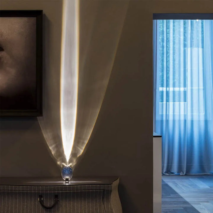 Auravine Kristal Oog Nachtlamp – Sterrenprojectie, Rustgevend Licht &amp; Luxe Design