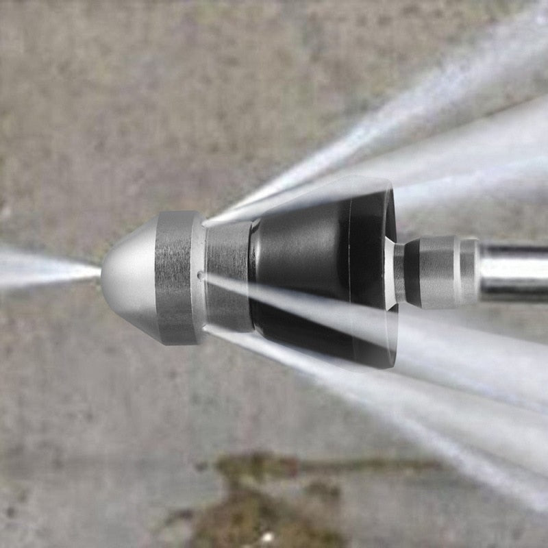 Disotturatore ad alta pressione – Ugello in acciaio inox per pulizia ecologica