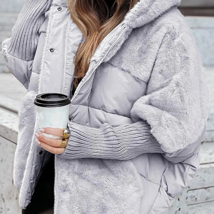 Aurelia Dames Winterjas – Warm, Comfortabel &amp; Tijdloos Effen Ontwerp