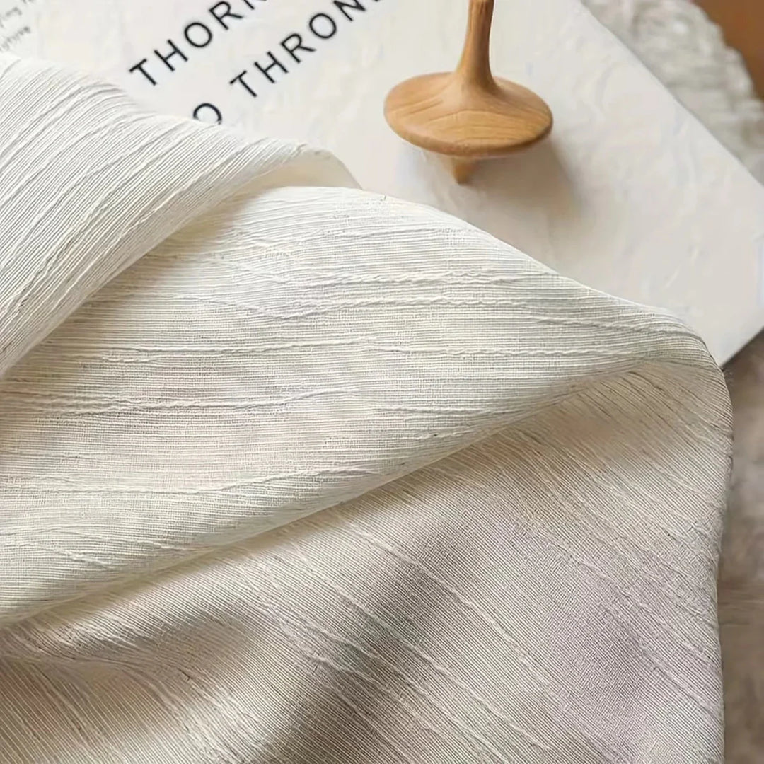 HAVENLUME - Wabi-Sabi Crinkle Sheer Curtains with Eyelets, Gently Light-Filtering &amp; Elegant for Living and Bedrooms Vestragear