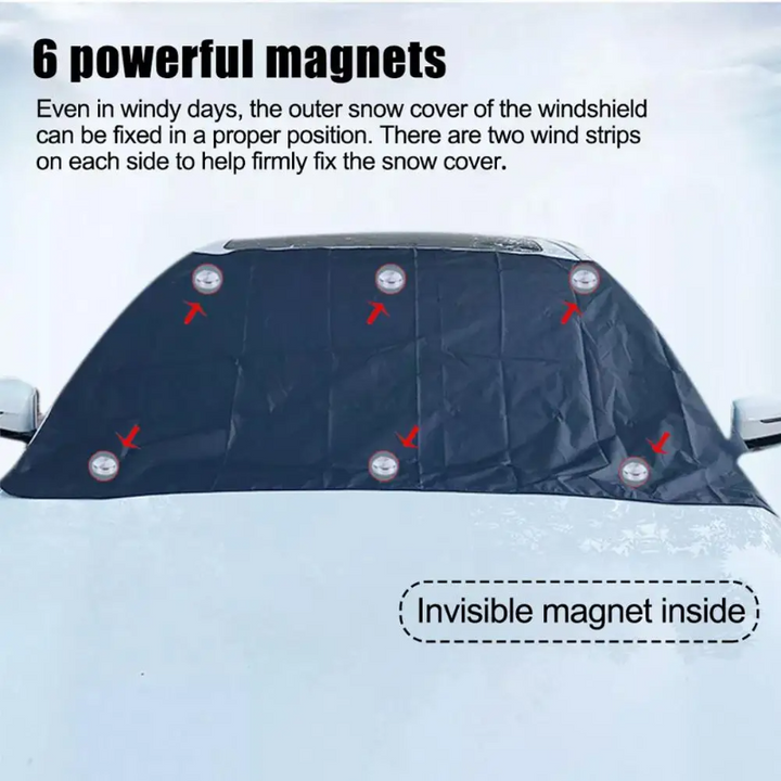 AllWeather Shield – Magnetische Voorruit Beschermhoes voor Auto, Anti-Vorst &amp; UV Vestragear