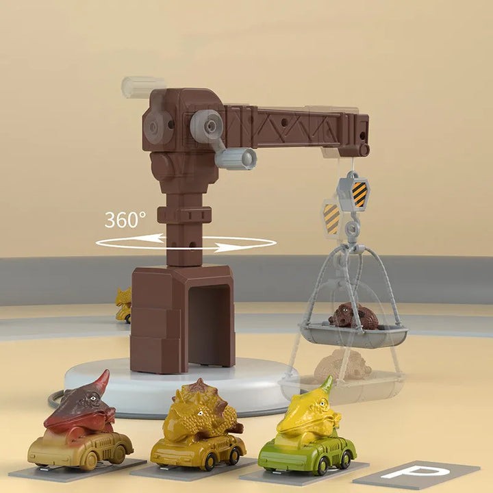 DinoRex DinoQuest Juego de Juguete – T-Rex y Triceratops con Luz y Sonido