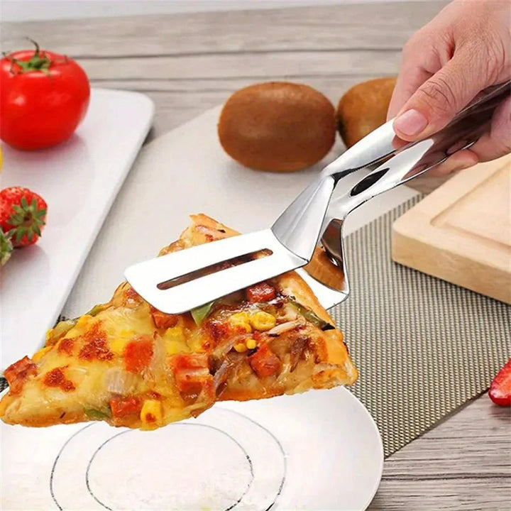 CLAMPSPAT – Stainless Steel Spatula Tongs for BBQ &amp; Kitchen Vestragear