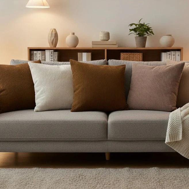 PLUSHCORD – Soft Corduroy Pillowcase Made of Cotton Vestragear