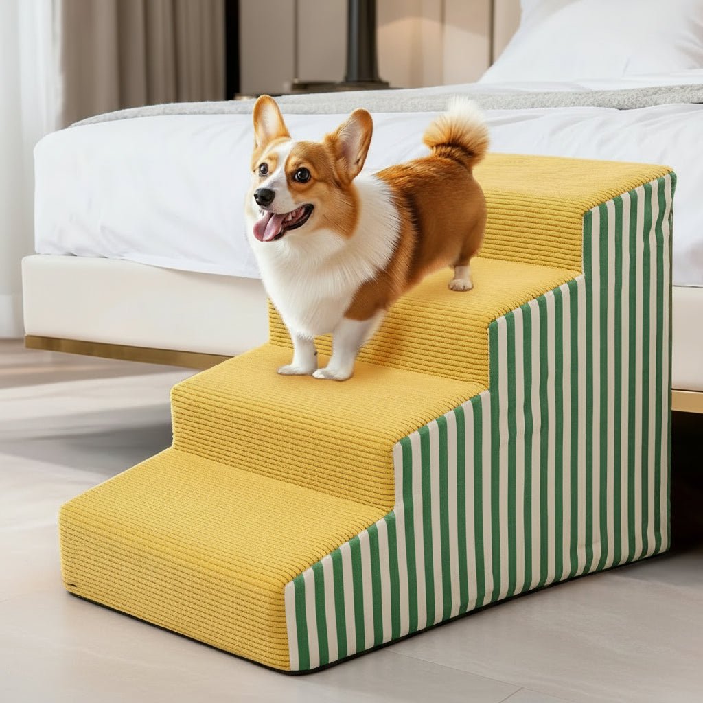 PAWGLIDE CORE – Supportive Foam Dog Stair with Gentle Incline and Secure Grip Vestragear