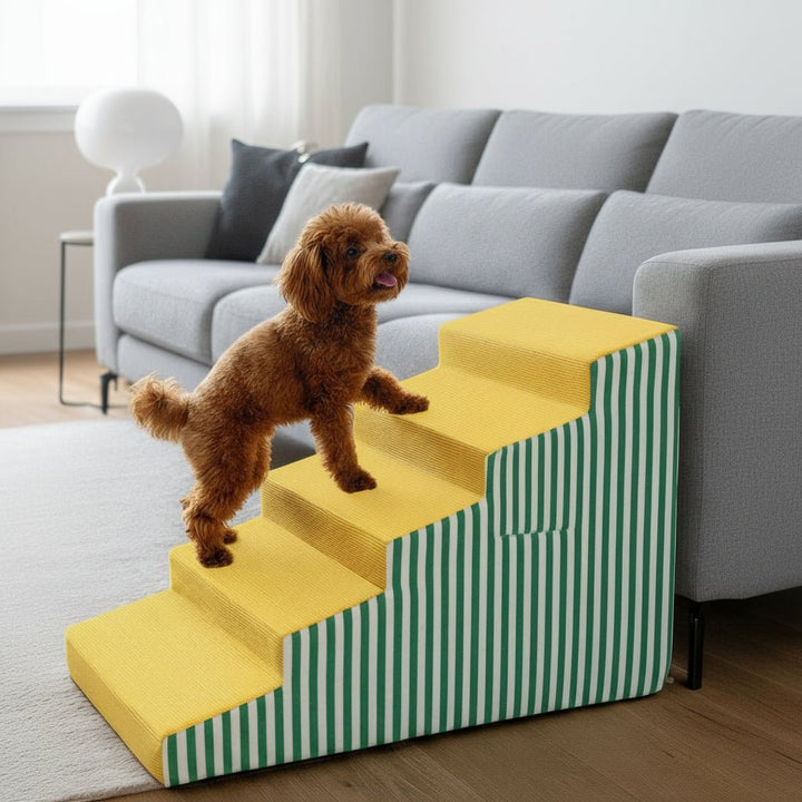 PAWGLIDE CORE – Supportive Foam Dog Stair with Gentle Incline and Secure Grip Vestragear