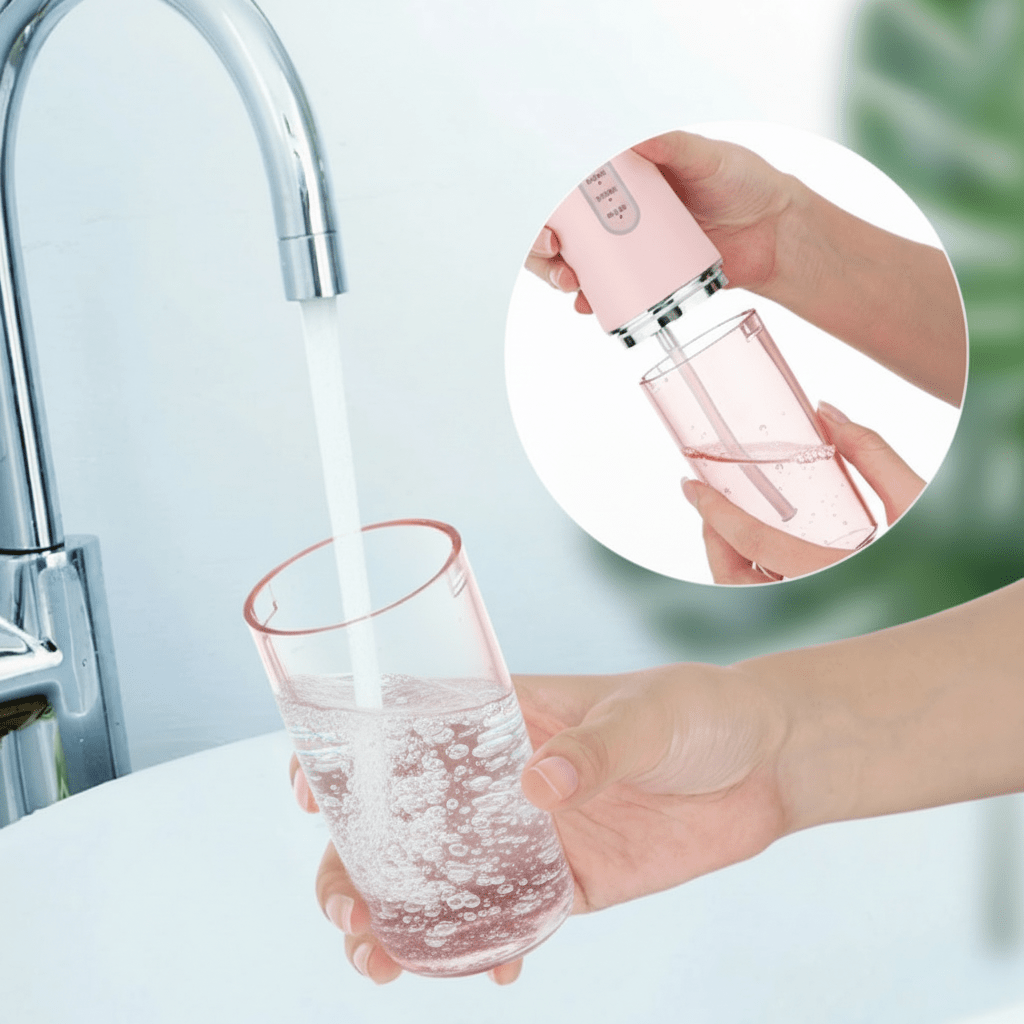 SMILEFRESH – Waterflosser met 3 drukinstellingen en 360°-mondstuk 2