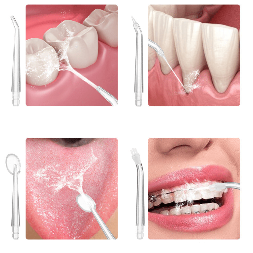 SMILEFRESH – Waterflosser met 3 drukinstellingen en 360°-mondstuk 3