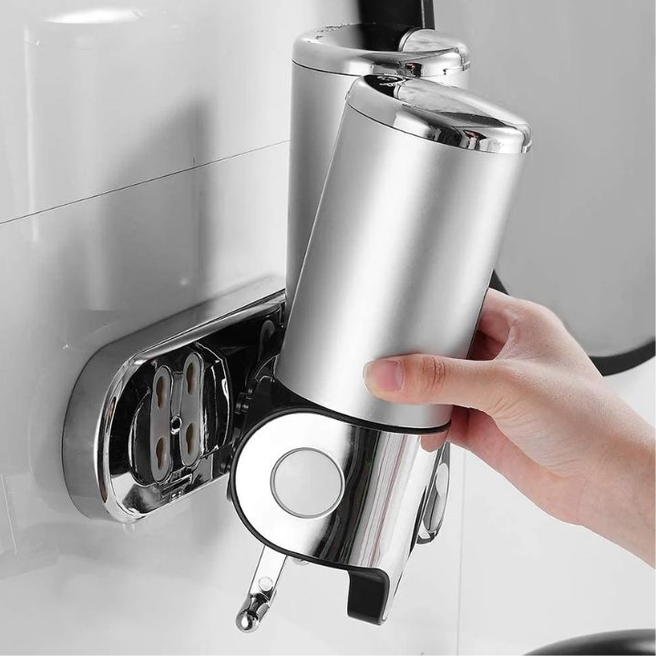 SOAPFORT – Hoogwaardige wandzeepdispenser met elegant roestvrijstalen design 0