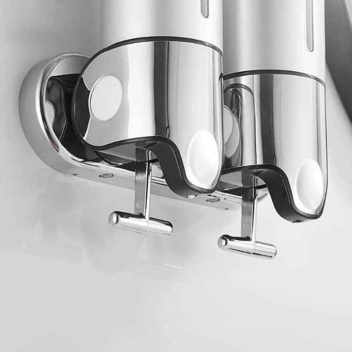 SOAPFORT – Hoogwaardige wandzeepdispenser met elegant roestvrijstalen design 6