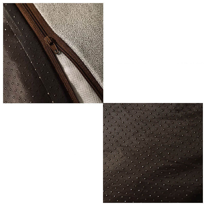 Panier pour chien – Grand lit pour chien anti-rayures avec bord surélevé et housse amovible