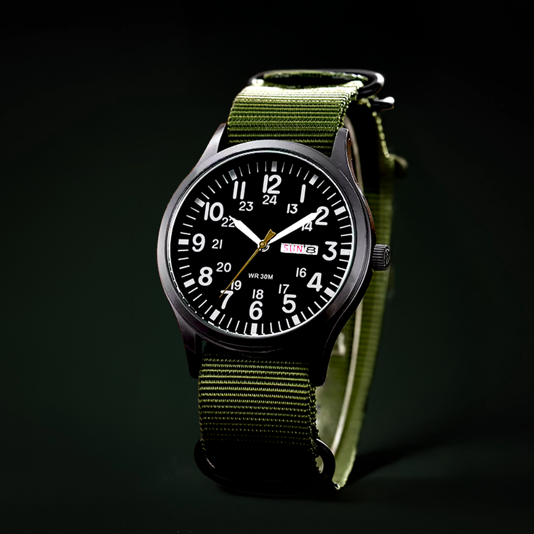 Durano – Reloj de hombre para exteriores 100m resistente al agua con cristal de zafiro