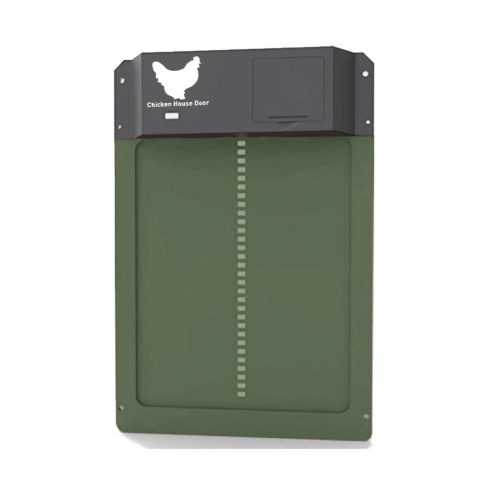 Farmora Porta Automática para Galinheiro – Porta Resistente às Intempéries com Sensor e Temporizador