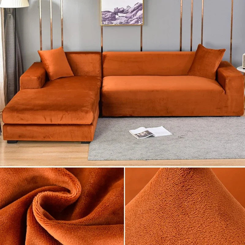 VeluFit Fluwelen Stretch Bankhoes – Luxe Bescherming & Comfort