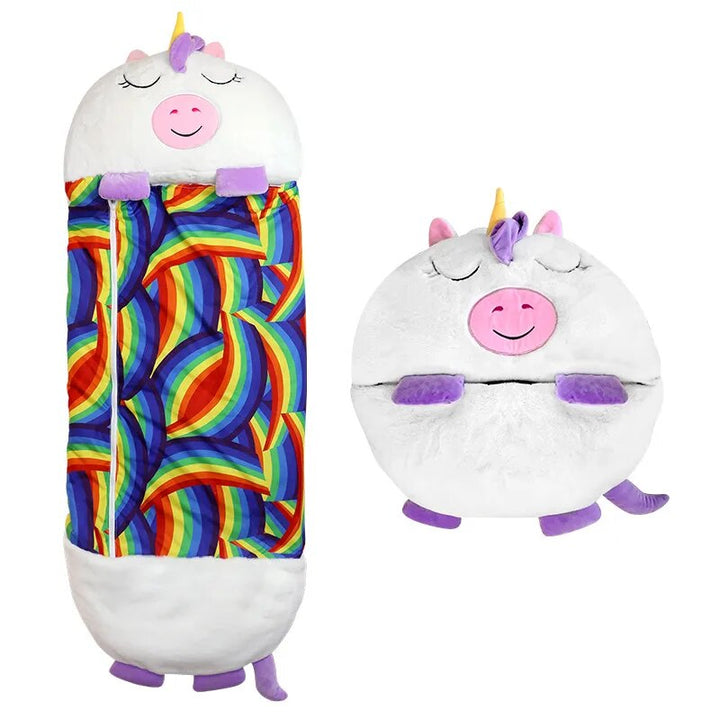 SnuggleBuddy 2-in-1 Slaapzak &amp; Knuffeldier voor Kinderen 3–8 Jaar