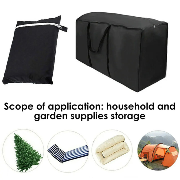 DryShield Bolsa de Armazenamento – Proteção Impermeável para Almofadas de Jardim &amp; Móveis