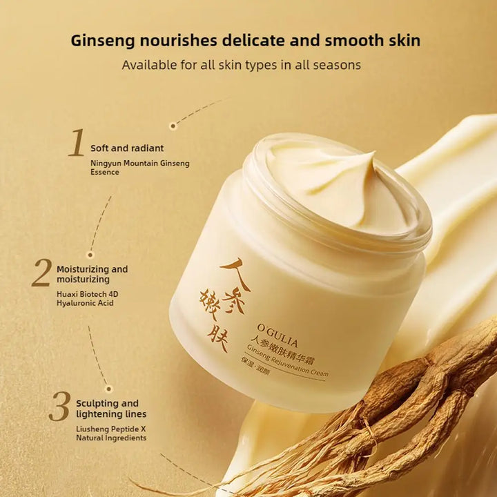 Herbavie – Ginseng Gezichtscrème Hydraterend &amp; Verstevigend – Unisex