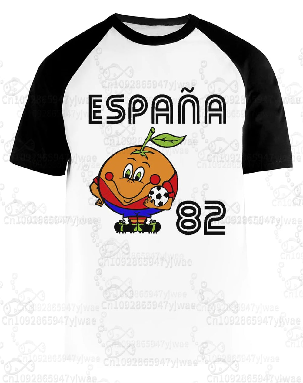 Spain 82 Naranjito World Football Sports T-Shirt For Men Women Unisex O-Neck T-Shirts Retro Commemorative Jersey Female T-Shirt VestraGear