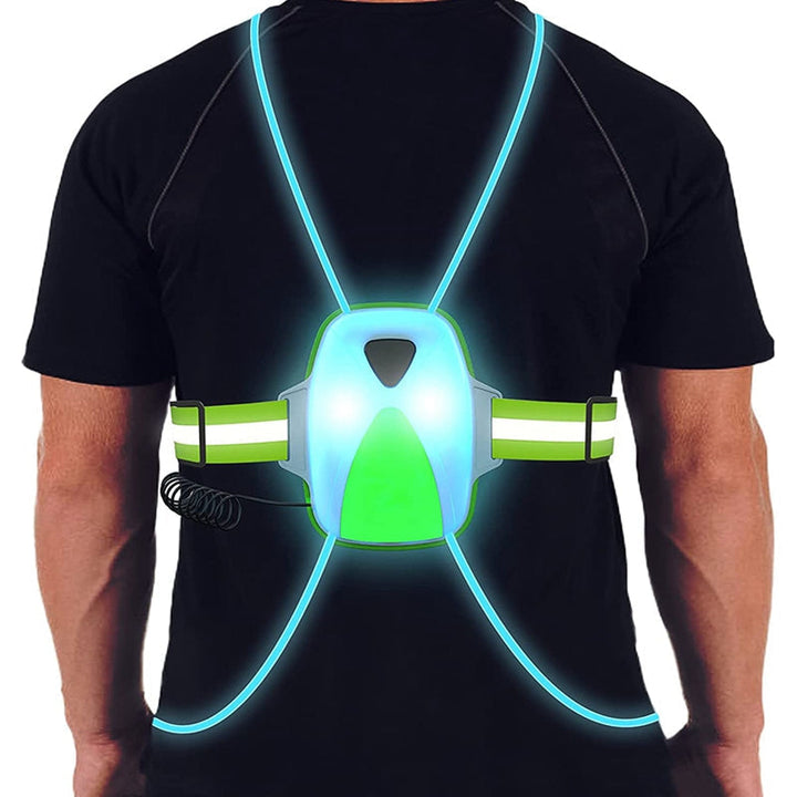 Gilet de sécurité à DEL – Conception réfléchissante, haute visibilité et ajustement réglable