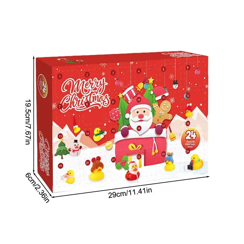 DuckMagic – Calendario dell'Avvento 2025 con 24 Anatroccoli di Gomma – Edizione Natalizia