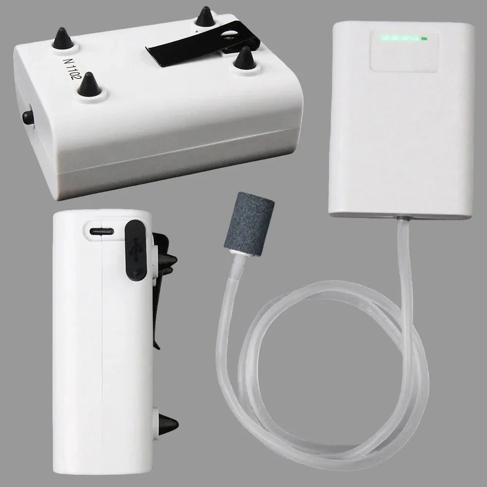 OXYBUBBLE – Portable USB Air Pump for Fish Tanks Vestragear