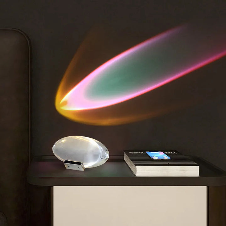 Auravine Kristal Oog Nachtlamp – Sterrenprojectie, Rustgevend Licht &amp; Luxe Design