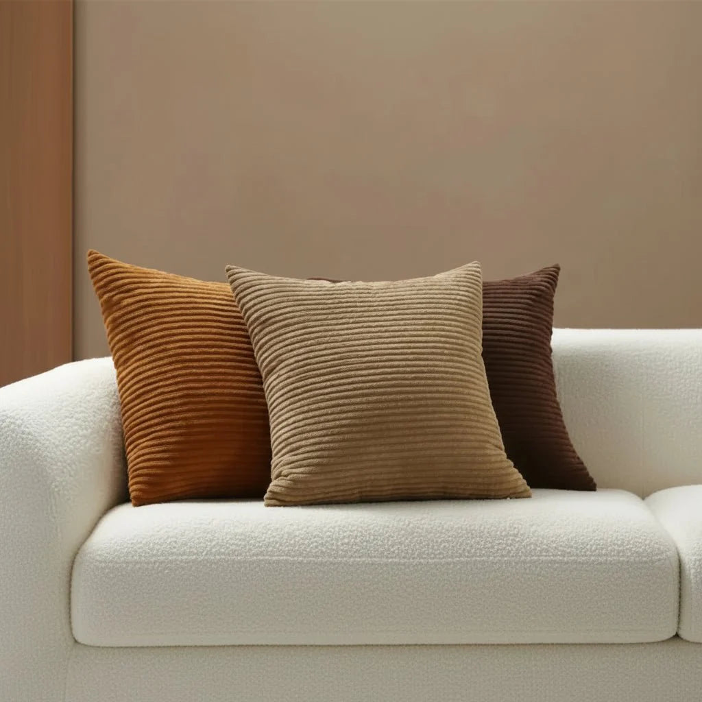 PLUSHCORD – Soft Corduroy Pillowcase Made of Cotton Vestragear