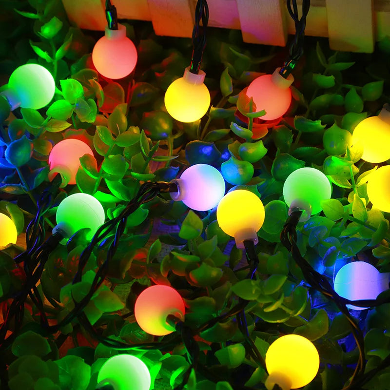 Solaro – Guirnalda solar de luces 10m con iluminación exterior LED colorida IP65