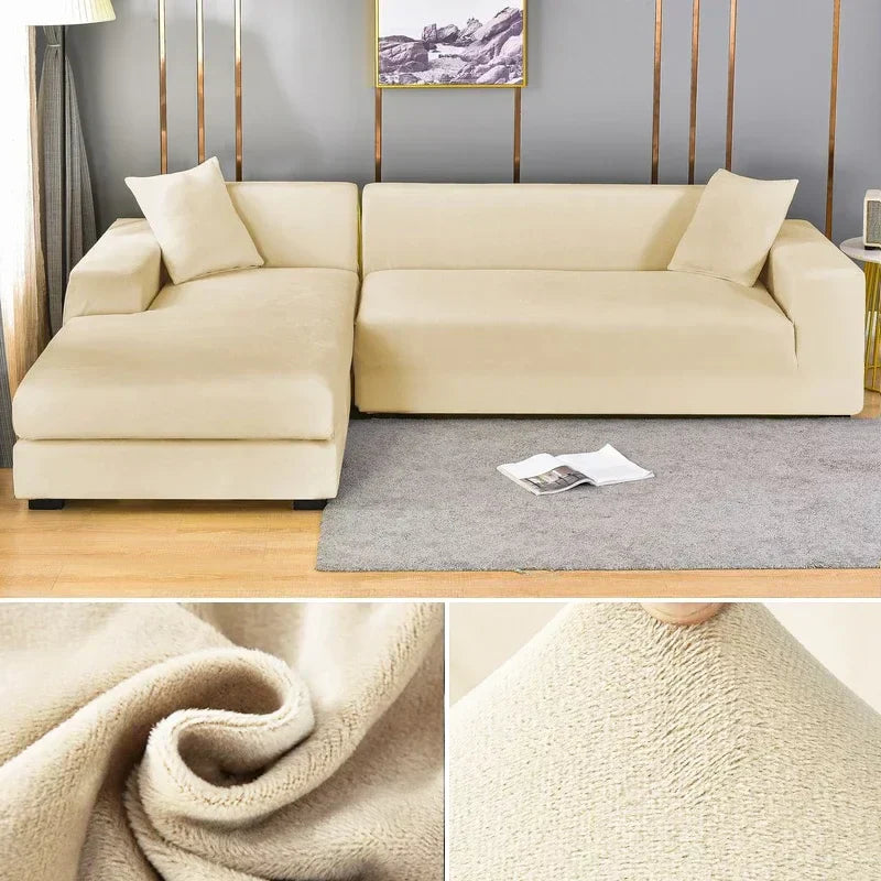 VeluFit Fluwelen Stretch Bankhoes – Luxe Bescherming & Comfort